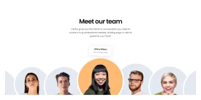 Team Section - Introduce Your Experts