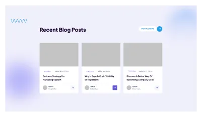Blog Section Component - Engage & Inform