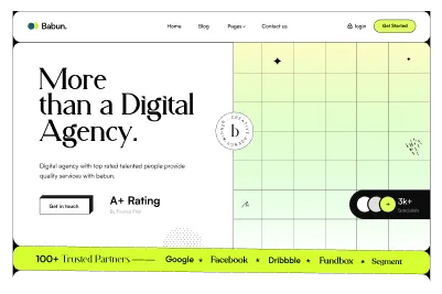 Header Hero Section Component - Eye-Catching First Impression