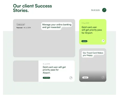 Testimonials Component - Client Success Stories