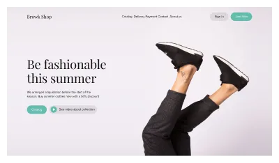 Customizable Figma Website Hero Section Component