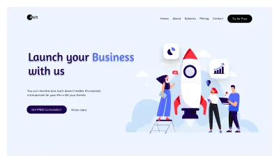 Figma Website Hero Section Component - Stand Out with Impact