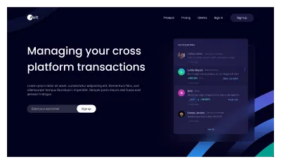 Figma Website Hero Section for Stunning Landing Pages