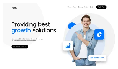 Customizable Figma Website Hero Section for Impactful Designs