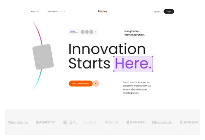 Figma Website Hero Section Component for Eye-Catching Designs