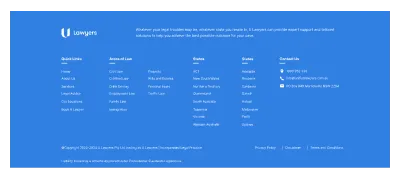 Figma Website Footer Components