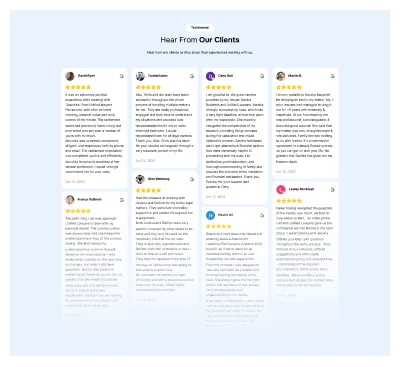 Figma Website Google  Testimonial Components