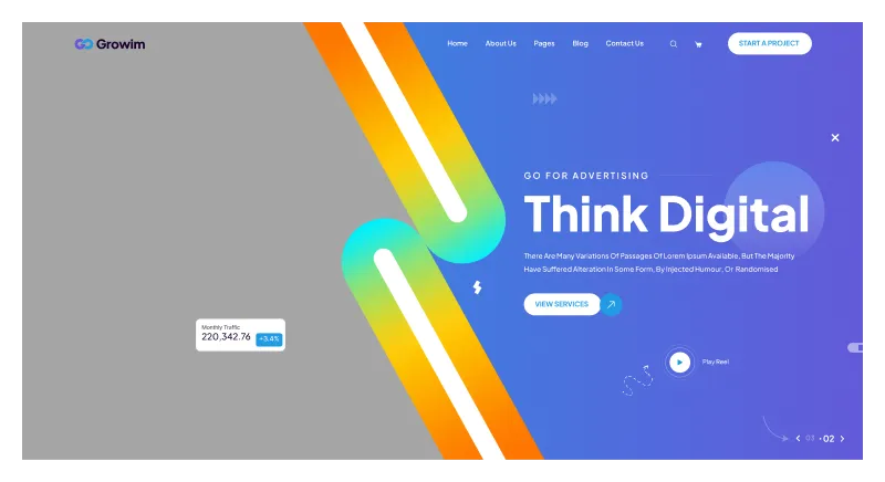 Figma Website Hero Section Component for Eye-Catching Designs