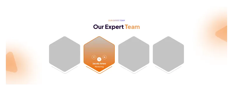 Figma Website Team Section Component for Professional Profiles