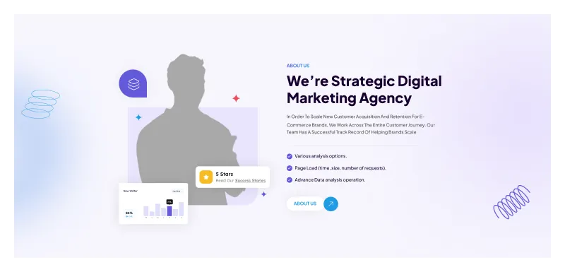 Engaging Figma Website About Section Component