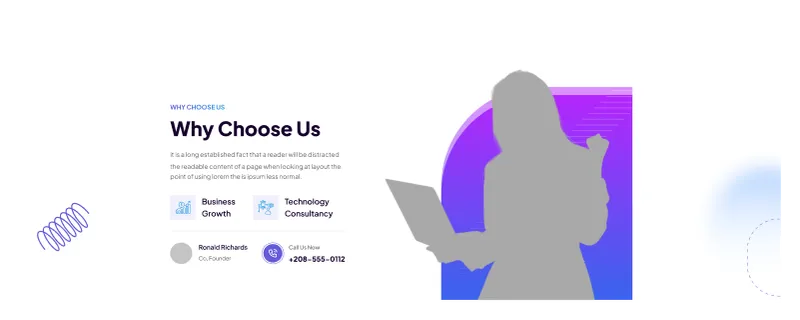 Figma Website Section for 'Why Choose Us