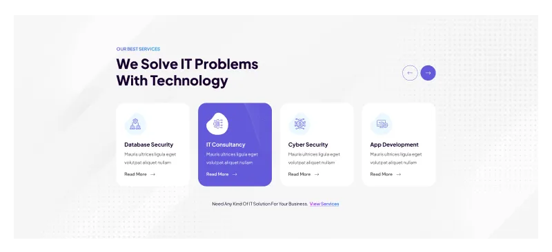 Figma Website Section for Our Best Services – Showcase Excellence