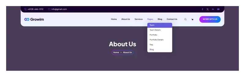 Website Header UI Component for Figma – Modern & Responsive