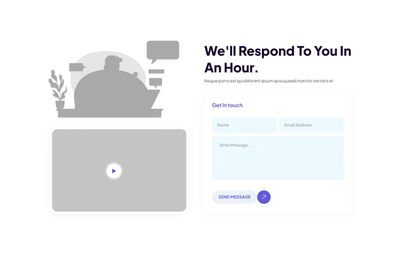 Figma Contact Us Form Section – Seamless Communication Design