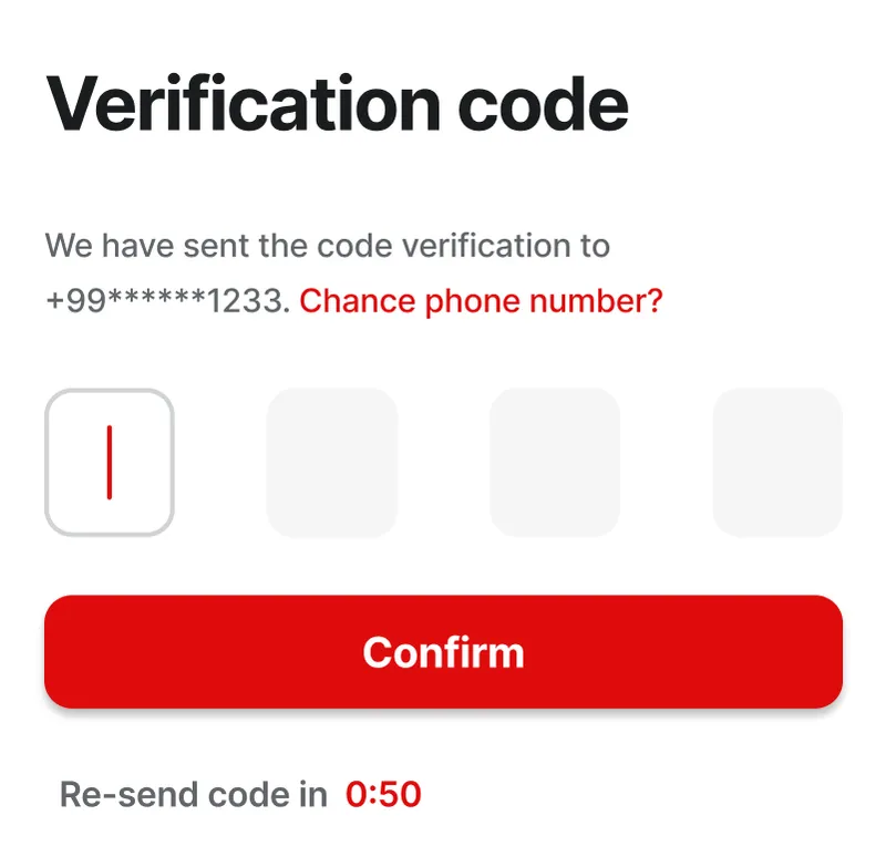 Figma Mobile OTP Screen – Secure & Intuitive Design