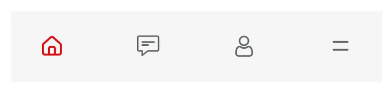 Figma Mobile Bottom Tab Navigation – Streamlined User Interface