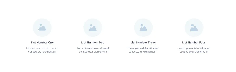 4 Icons Section Figma Component for Engaging Website Design