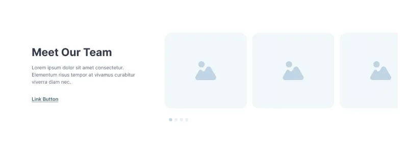4-Picture Offset Slider Figma Component for Modern Websites
