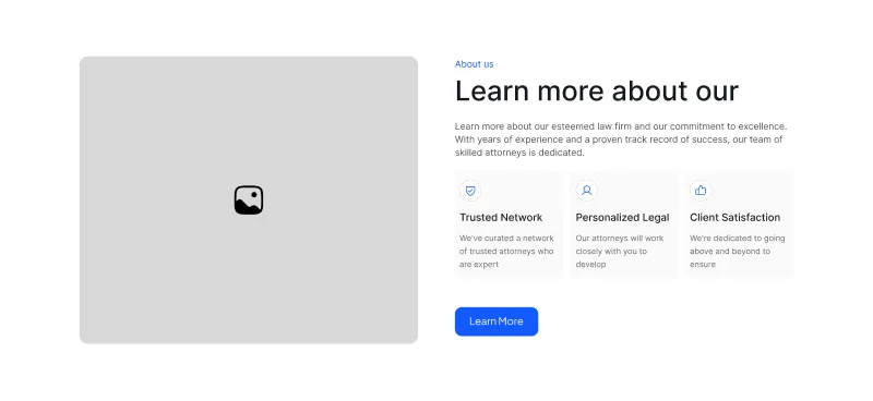 Figma About Section for Modern Websites