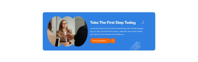 Figma Component for Website Banner with CTA