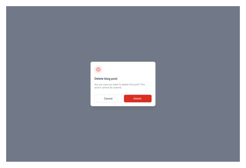 Responsive Website Modal Figma Component