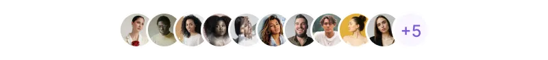 Figma Avatar Group Component - Display Multiple User Avatars in a Sleek Group