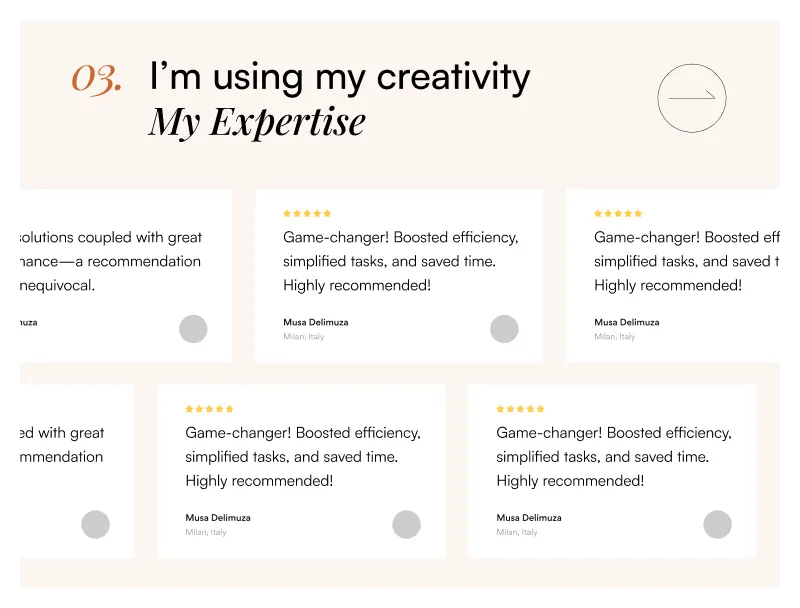Figma Client Feedback Section - Showcase Testimonials with Style
