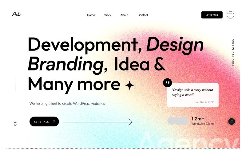 Creative Website Hero Section - Stunning Figma Component