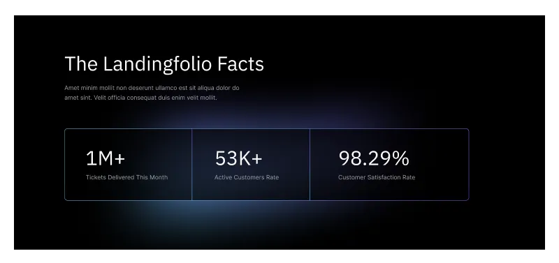 Stats Section - Figma Component for Data Presentation