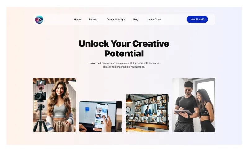 Website Hero Section - Figma Component