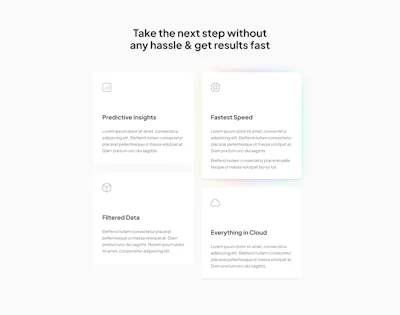 Features 8 Component - Figma UI Design Element