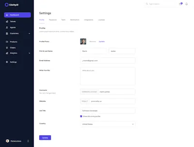 Settings Preview 4 Component - Figma UI Design Element