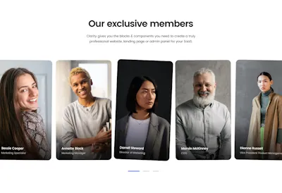 Team Component - Figma UI Design Element