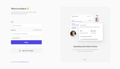 Signin Component - Figma UI Design Element