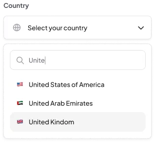 Dropdown 1 Component - Figma UI Design Element