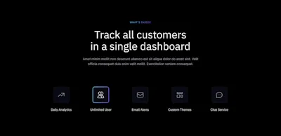 Feature Component - Figma UI Design Element
