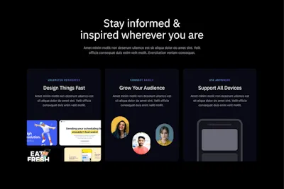 Feature Component - Figma UI Design Element