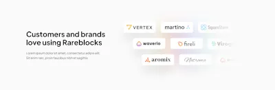 Logo Cloud 3 Component - Figma UI Design Element