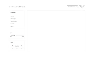 Filters Component - Figma UI Design Element