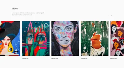 Gallery Component - Figma UI Design Element