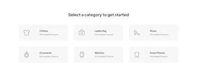 Product Category Component - Figma UI Design Element