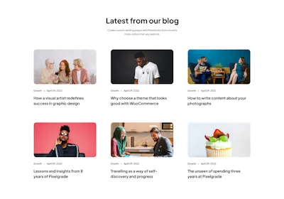 Article Grid Component - Figma UI Design Element