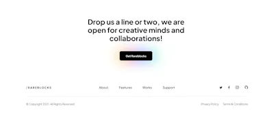 Footer 5 Component - Figma UI Design Element