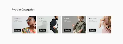 Product Category Component - Figma UI Design Element