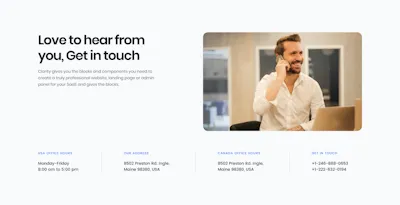 Contact Component - Figma UI Design Element