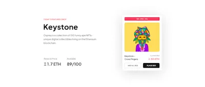 Featured Drops Component - Figma UI Design Element