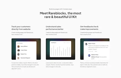 Feature 3 Component - Figma UI Design Element