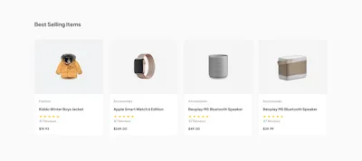 Product Item Cards Component - Figma UI Design Element