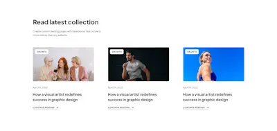 Article Grid Component - Figma UI Design Element