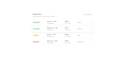 Stacked Table Component - Figma UI Design Element